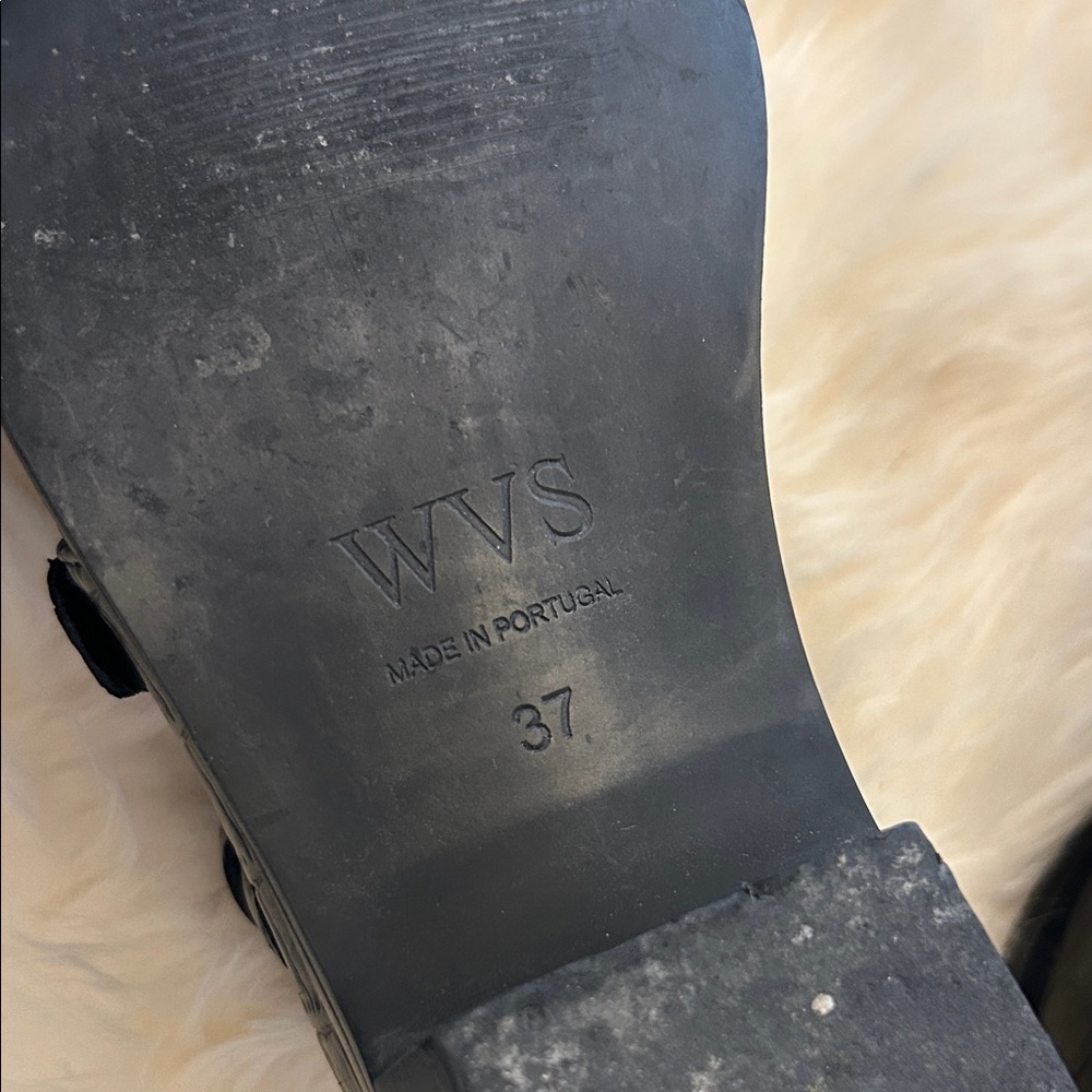 Wills Vegan Leather Mock Croc Monk Straps Shoes Moccasins Sz 37 - Picture 11 of 14